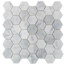HEXAGON MEDIUM CARRARA GLOSS