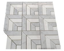 SQUARE STRIP CARRARA MOSAIC