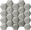 Hexagon silver tiles