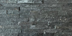 Stacked Stone Tiles 600mm x 150mm x 12-25mm - Black Quartz $90.00/sqm 7 PACK