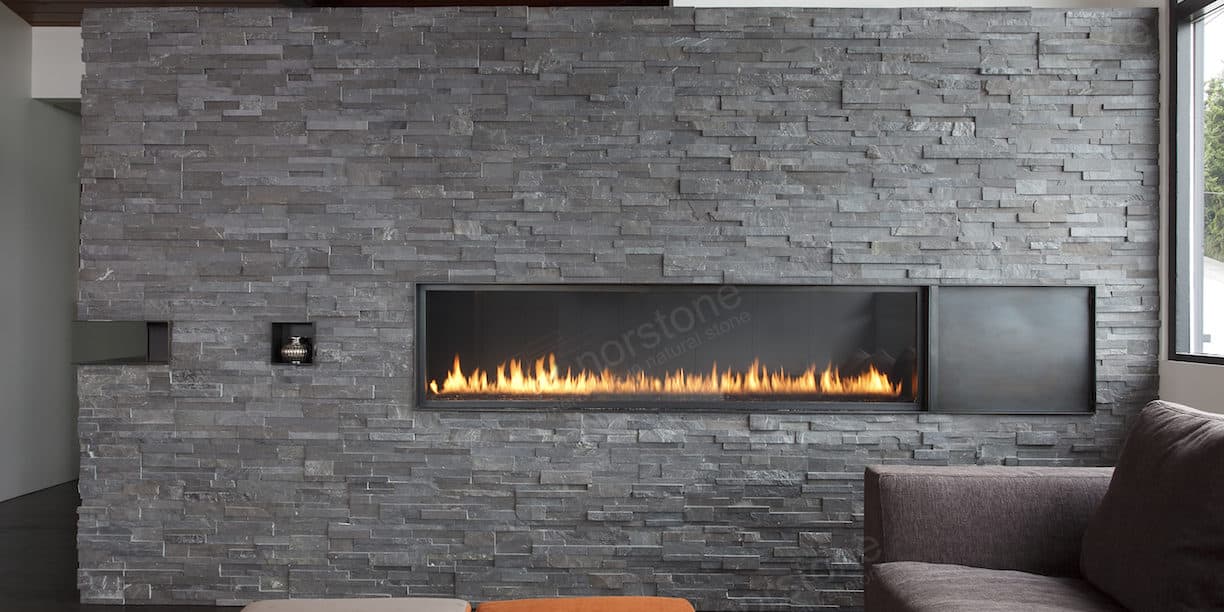 Stacked Stone Tiles 600mm x 150mm x 12-25mm - Cloudy Grey $90.00/sqm 7 PACK