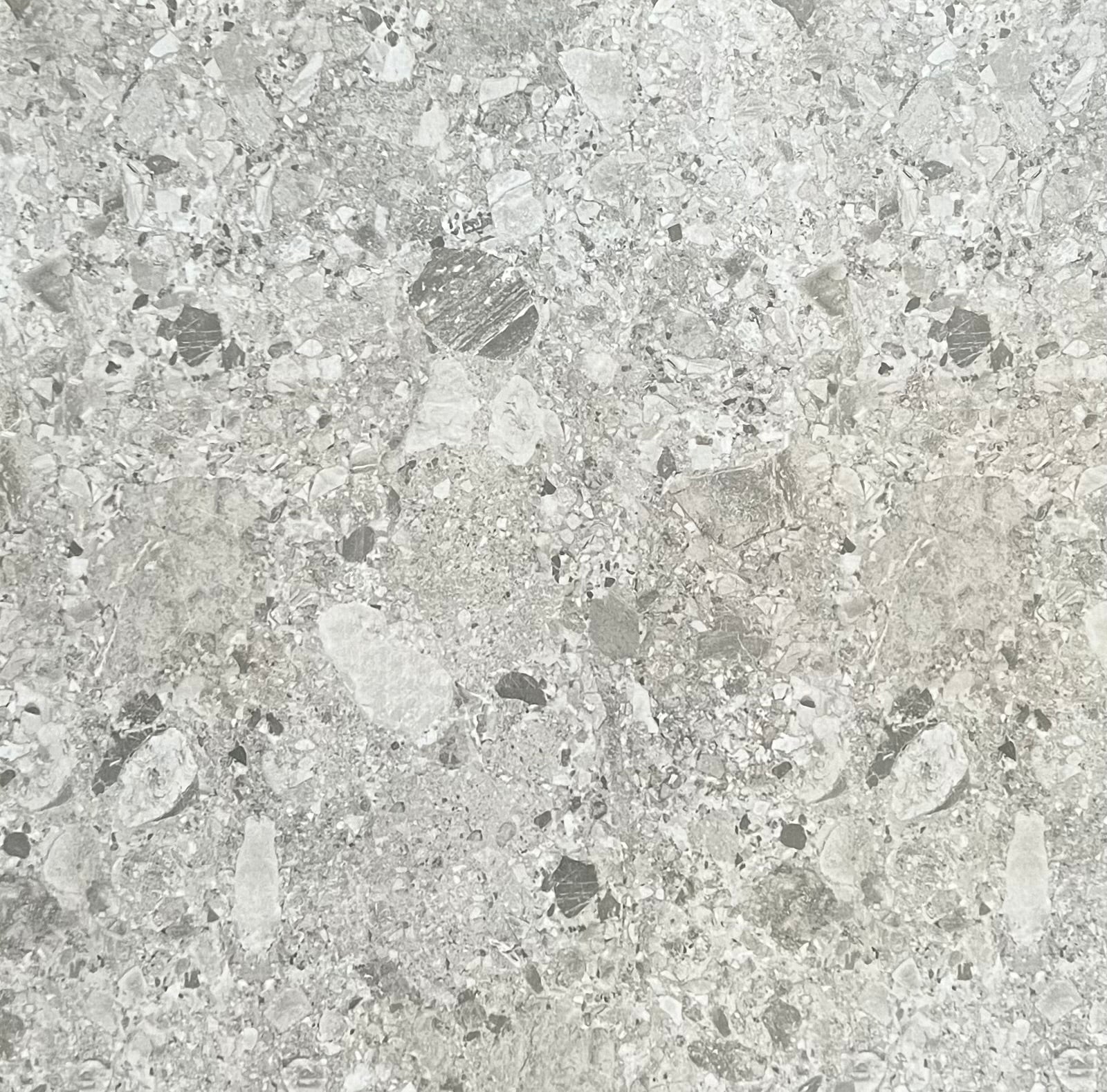 STONE IVORY TERRAZZO MATT 600X600