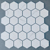 MEDIUM HEXAGON MARBLE LOOK MOSAIC