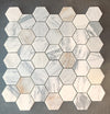 MEDIUM HEXAGON GOLD & GREY MOSAIC