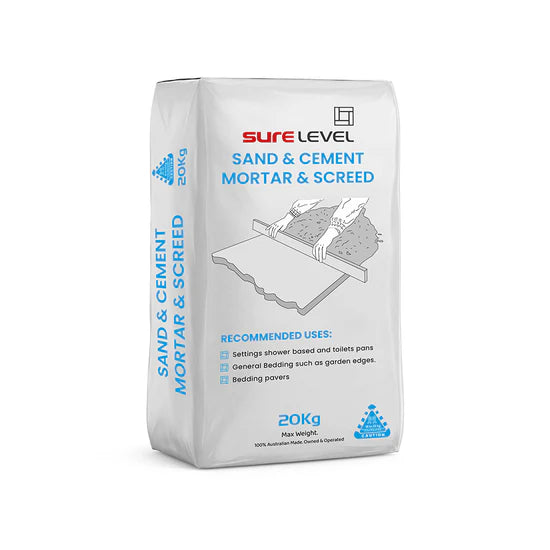 SURE LEVEL FLOOR SAND & CEMENT SCREED 20kg