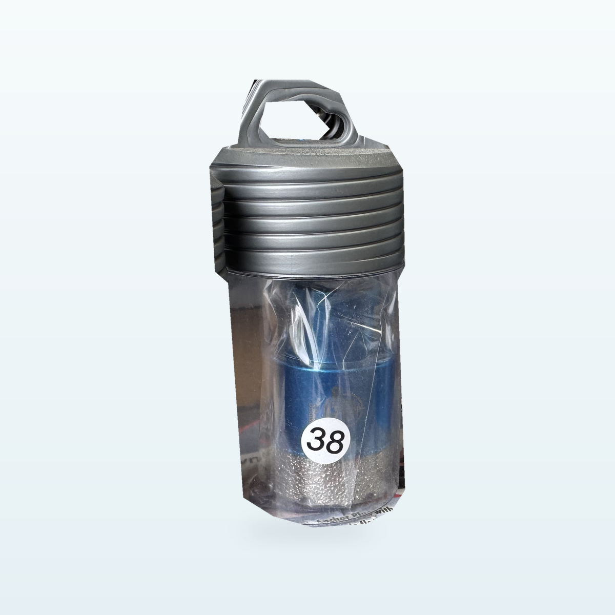 Diamond hole saw 38mm in storage tube