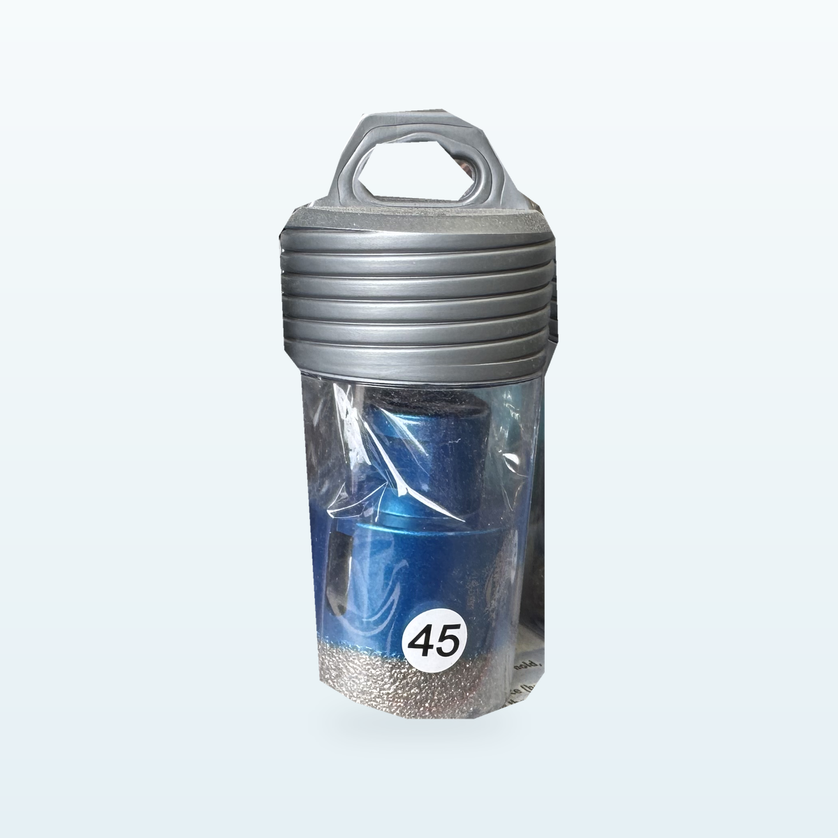 Diamond hole saw 45mm in storage tube