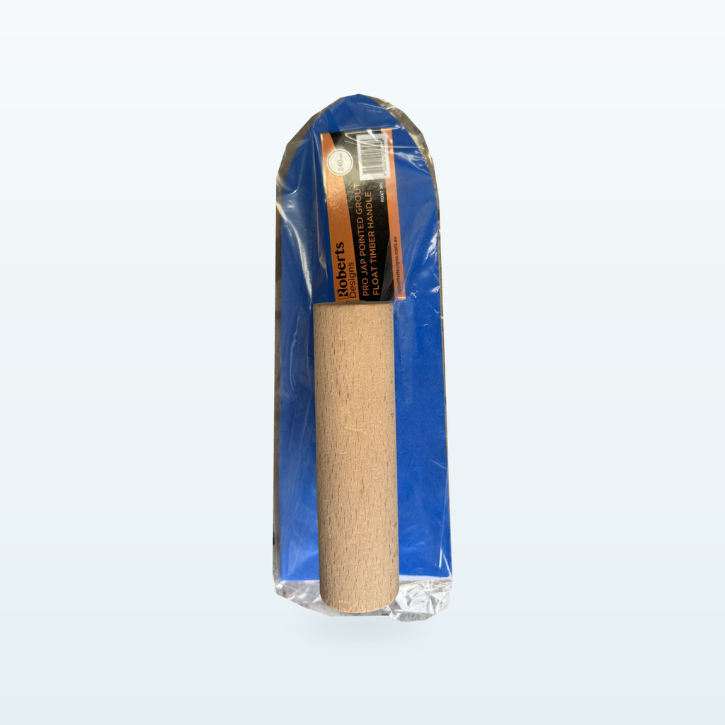 roberts pointed grout float timber handle