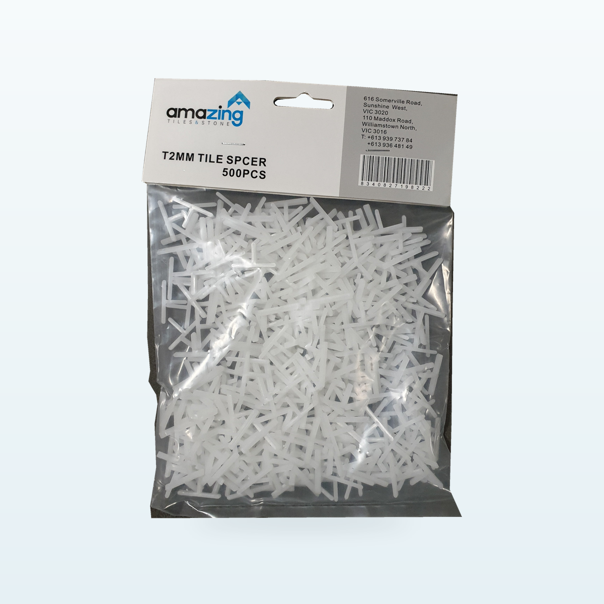 T2mm Tile Spacer 500pcs bag