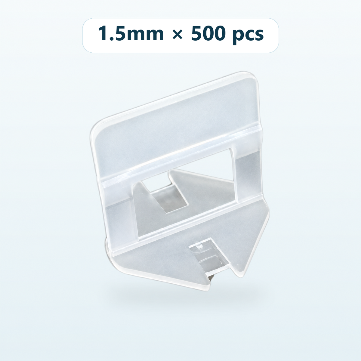 Gripmax tile levelling clips 1.5mm × 500 pcs