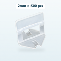 Gripmax tile levelling clips 2mm × 500 pcs