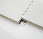Gripmax aluminium L-shape tile trim, manufacturer range photograph