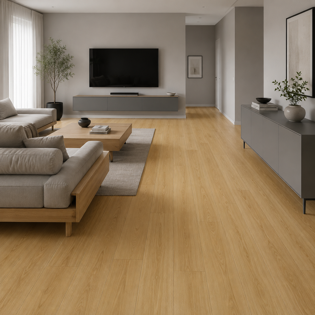 Golden Oak flooring — room view 1