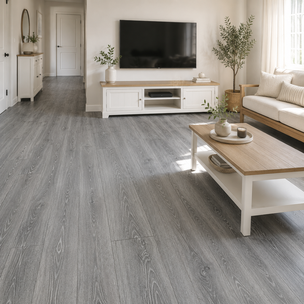 Oxford Grey flooring — room view 1