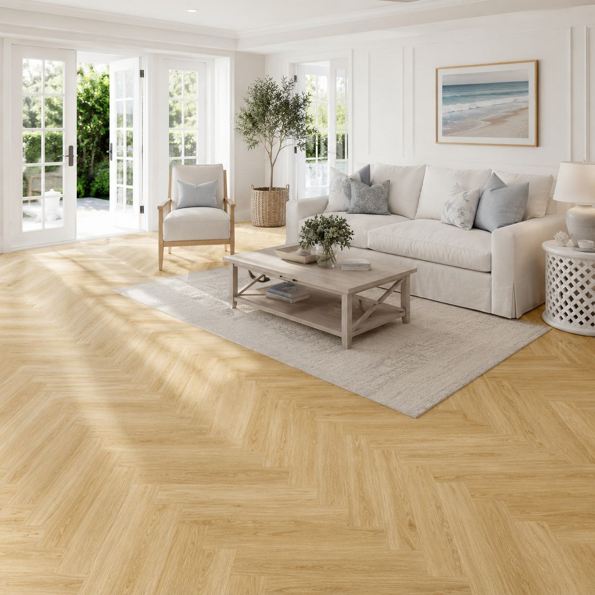 Oak Grain herringbone flooring — room inspiration 3