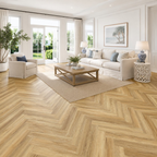 Natural Oak herringbone flooring — room inspiration 3