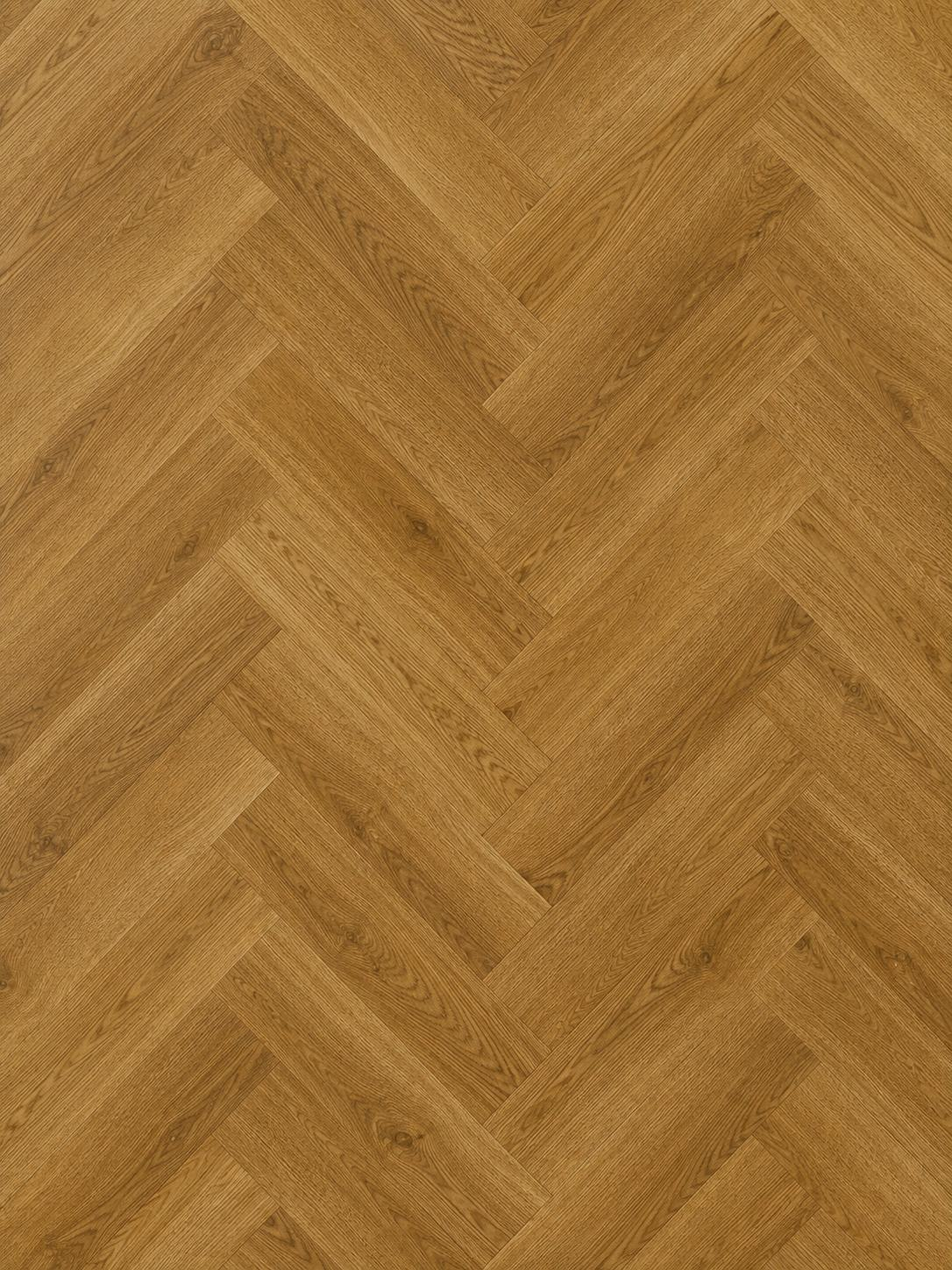 Driftwood herringbone flooring — plank sample 2
