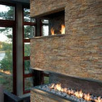 Stacked Stone Tiles 600mm x 150mm x 12-25mm - Rusty Slate $90.00/sqm 7 PACK