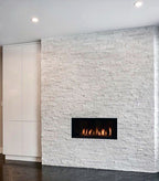 Stacked Stone Tiles 600mm x 150mm x 12-25mm - Snow White $90.00/sqm 7 PACK