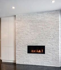 Stacked Stone Tiles 600mm x 150mm x 12-25mm - Snow White $90.00/sqm 7 PACK