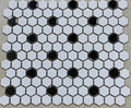 PENNY HEX WHITE SILVER GLOSS