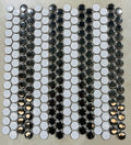 PENNY ROUND WHITE SILVER GLOSS