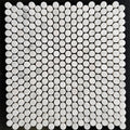 PENNY ROUND CARRARA HONED