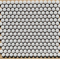 PENNY ROUND WHITE MATT